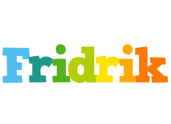 Fridrik rainbows logo