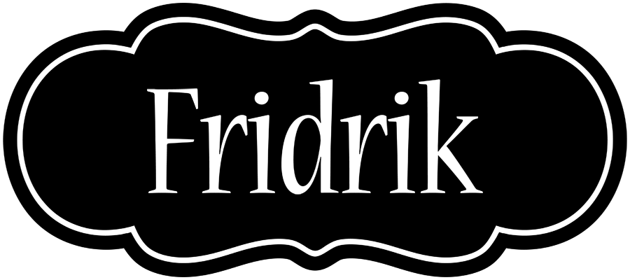 Fridrik welcome logo
