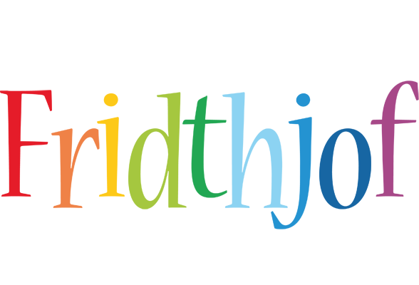 Fridthjof birthday logo