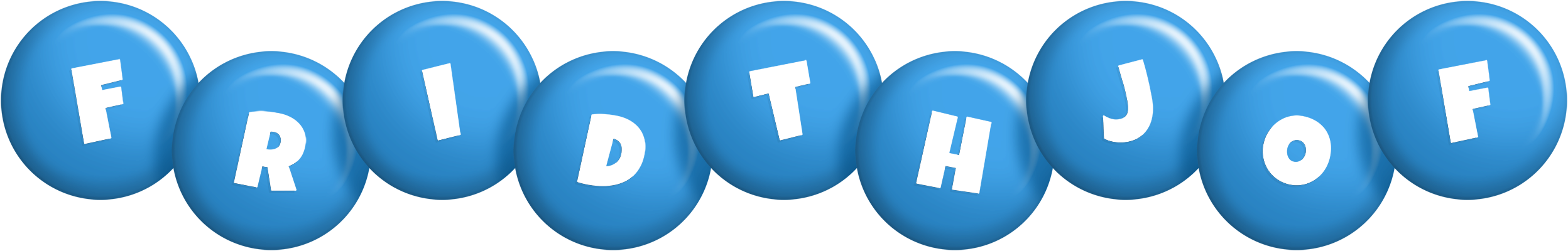 Fridthjof candy-blue logo