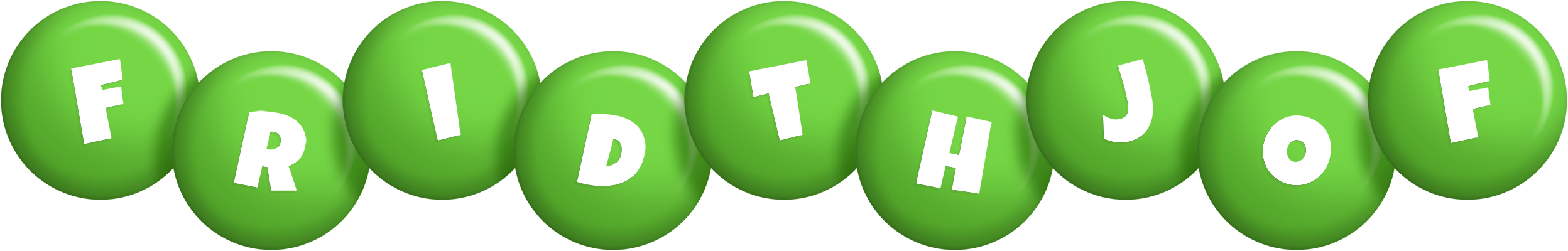 Fridthjof candy-green logo