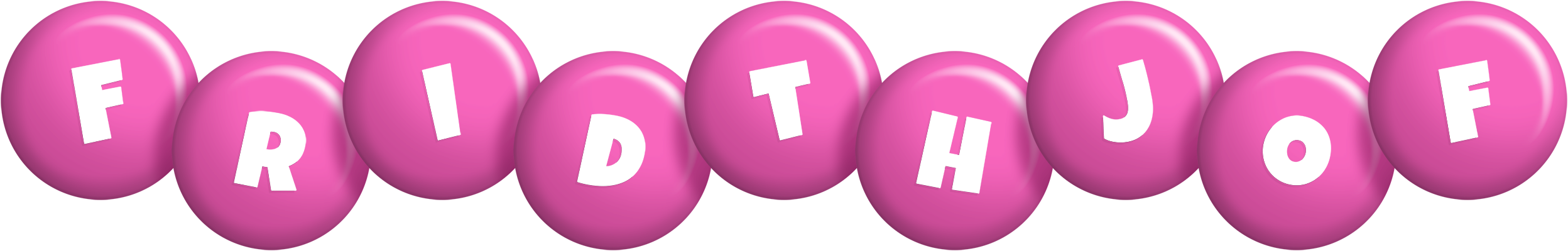 Fridthjof candy-pink logo