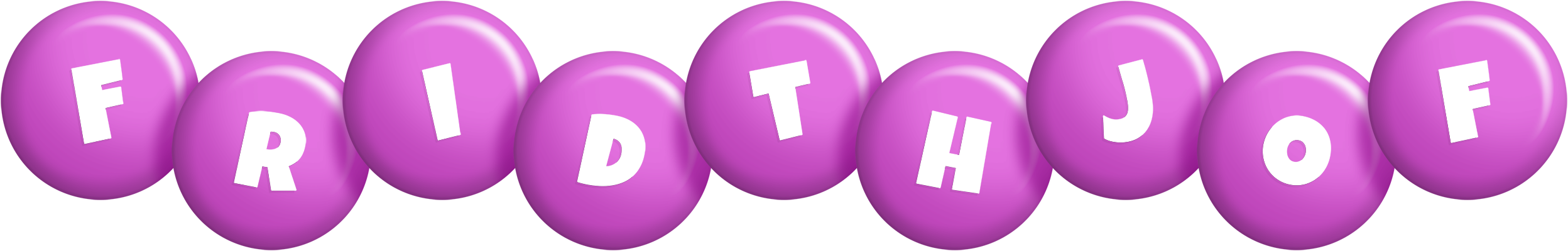 Fridthjof candy-purple logo