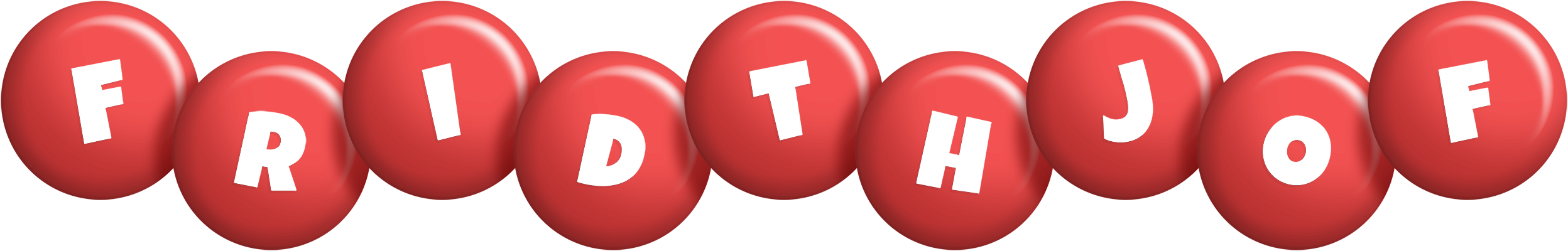 Fridthjof candy-red logo