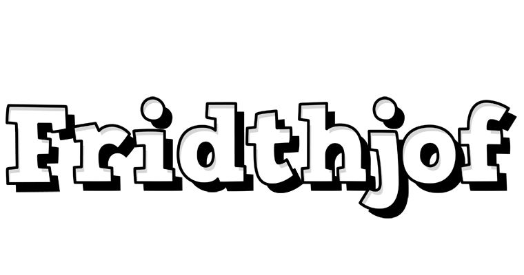 Fridthjof snowing logo