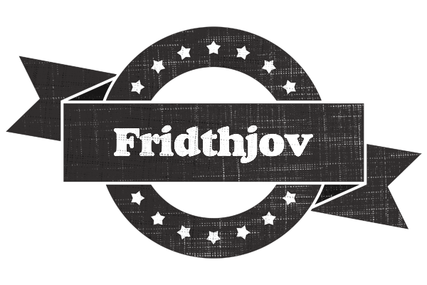 Fridthjov grunge logo