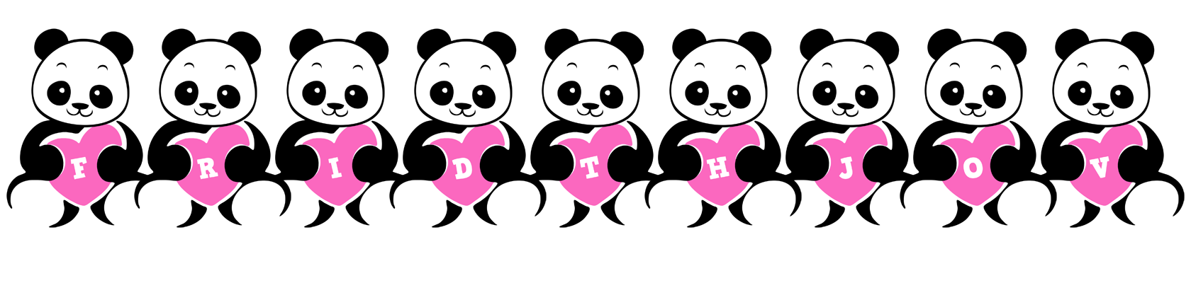 Fridthjov love-panda logo