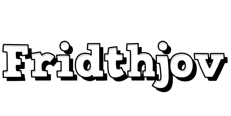Fridthjov snowing logo
