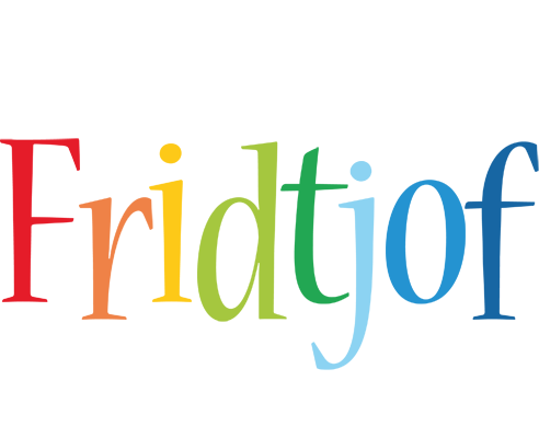 Fridtjof birthday logo