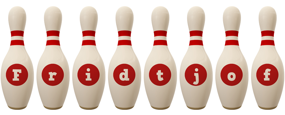 Fridtjof bowling-pin logo