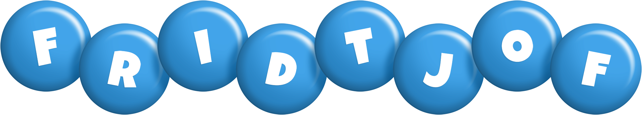Fridtjof candy-blue logo