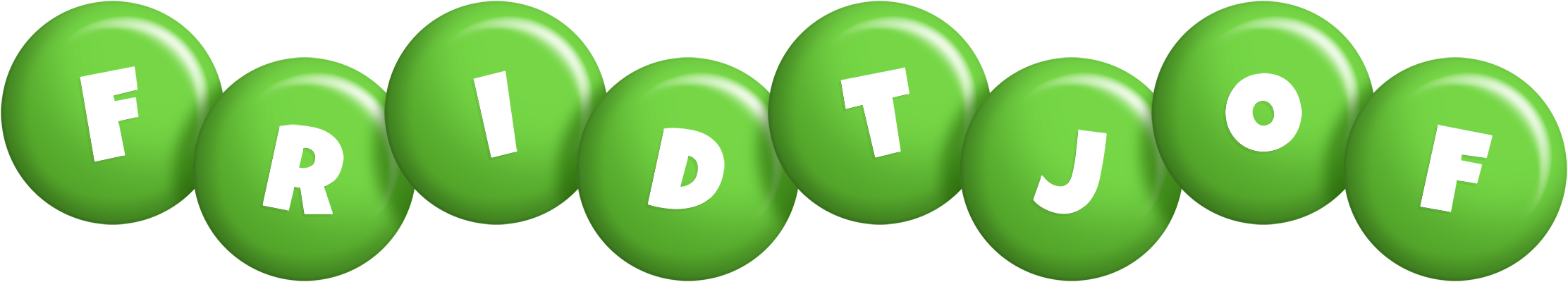 Fridtjof candy-green logo