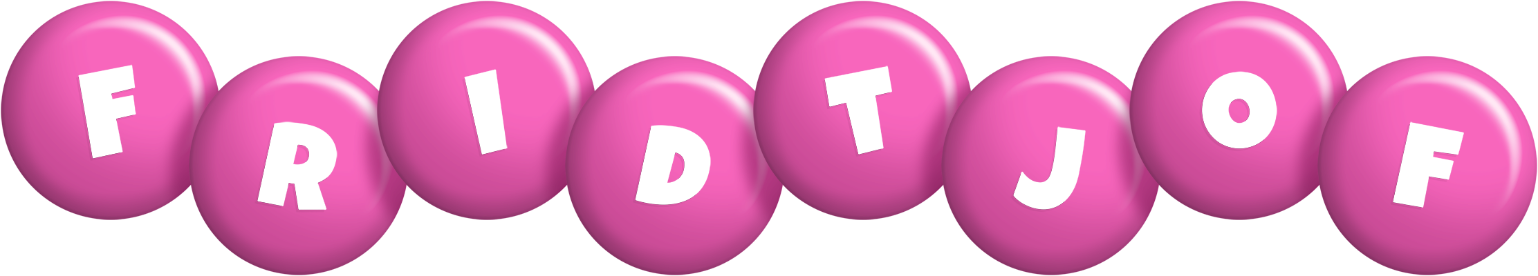 Fridtjof candy-pink logo