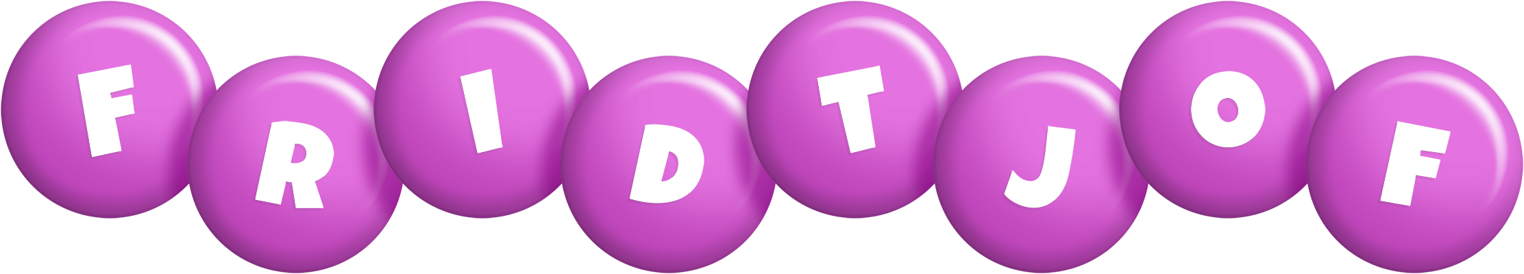 Fridtjof candy-purple logo