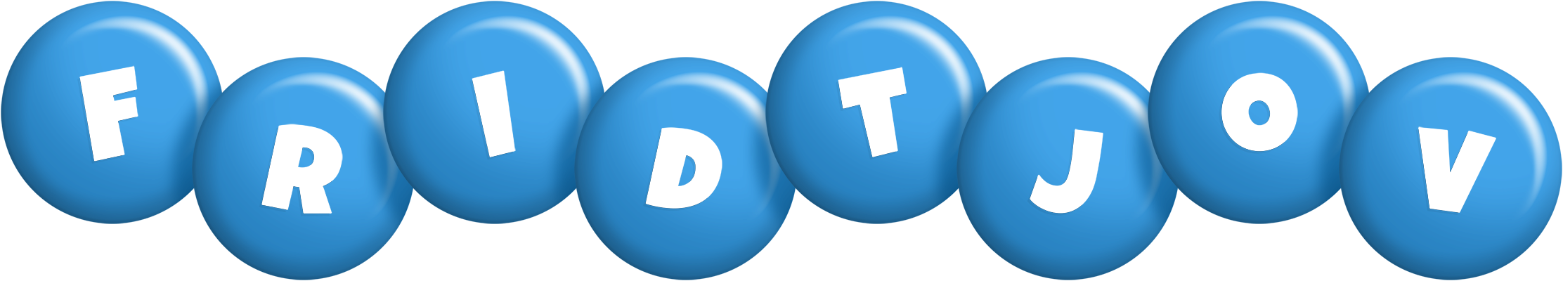 Fridtjov candy-blue logo