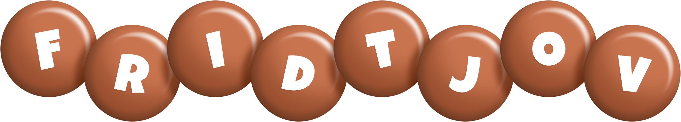 Fridtjov candy-brown logo