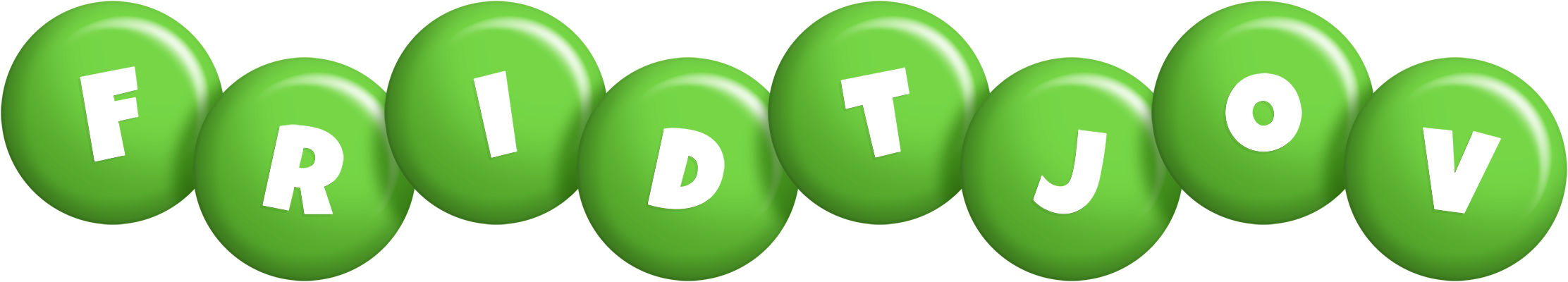 Fridtjov candy-green logo