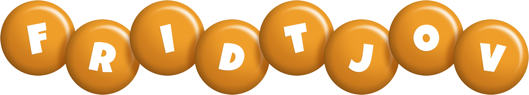 Fridtjov candy-orange logo