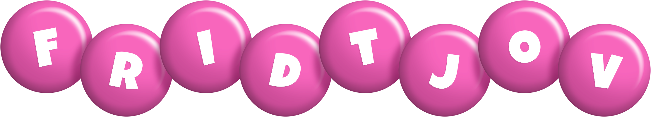Fridtjov candy-pink logo