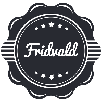 Fridvald badge logo