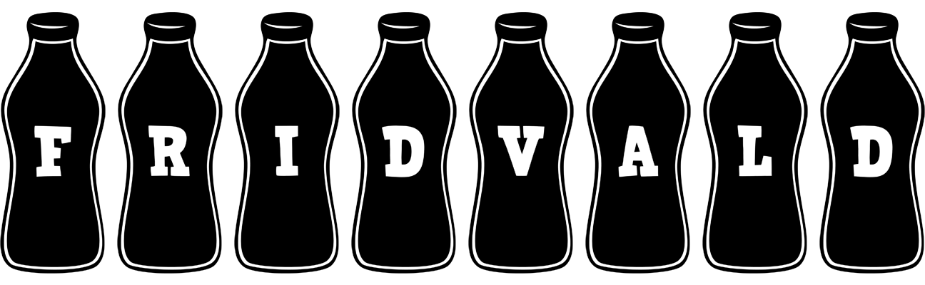 Fridvald bottle logo