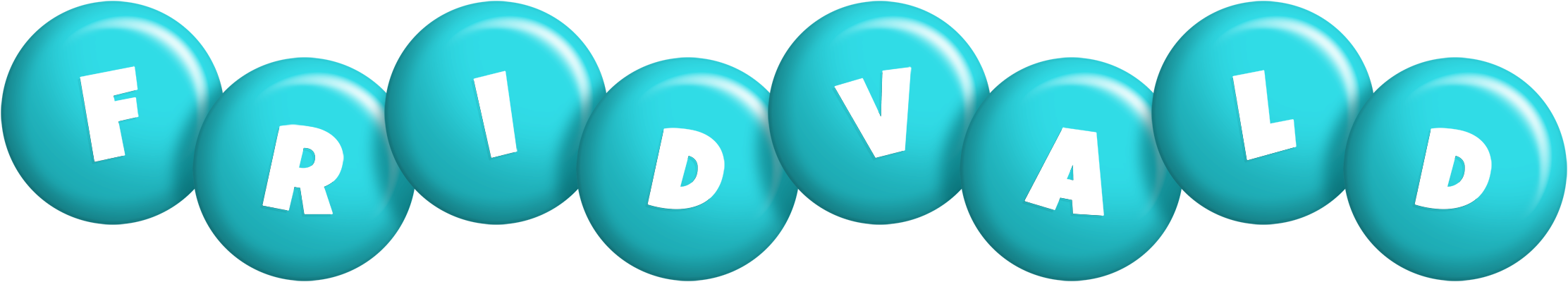 Fridvald candy-azur logo