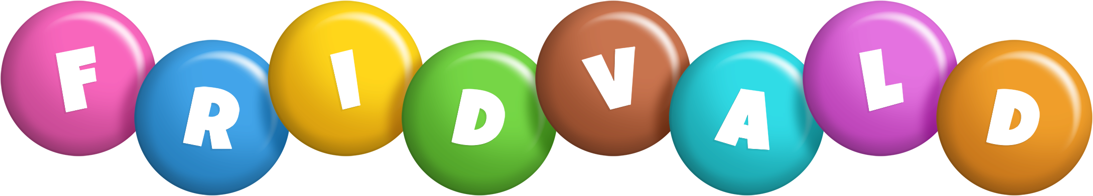 Fridvald candy logo
