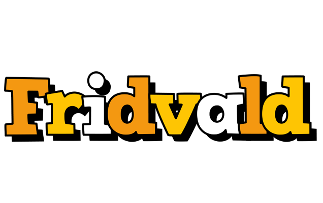 Fridvald cartoon logo
