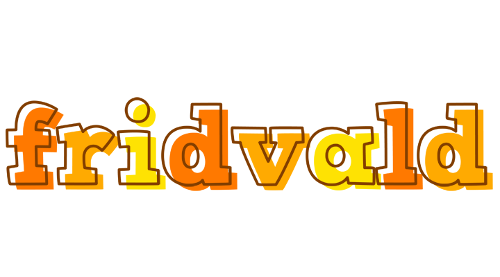 Fridvald desert logo