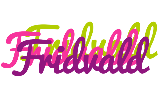 Fridvald flowers logo