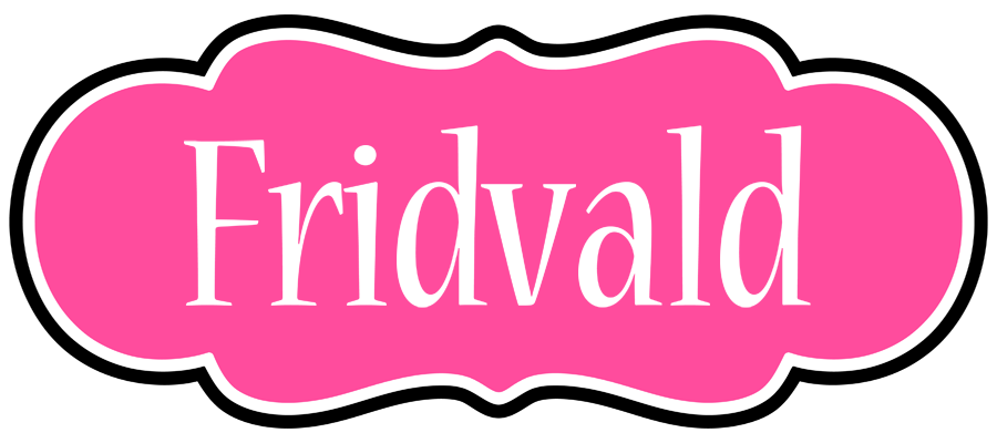 Fridvald invitation logo