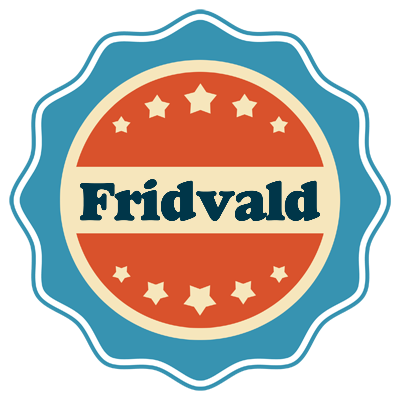 Fridvald labels logo