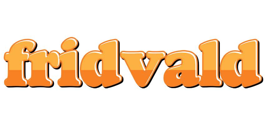 Fridvald orange logo