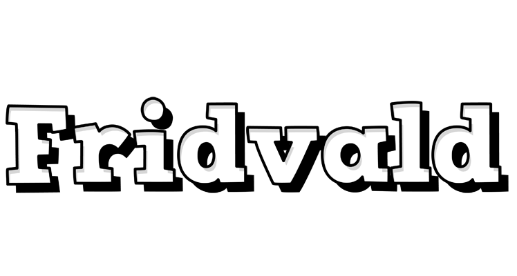 Fridvald snowing logo