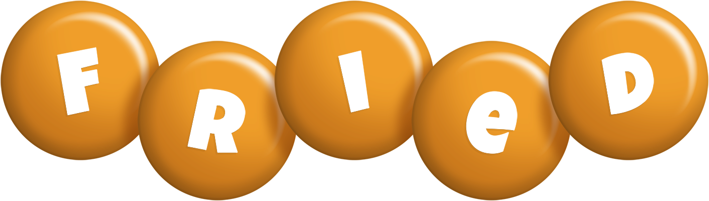 Fried candy-orange logo