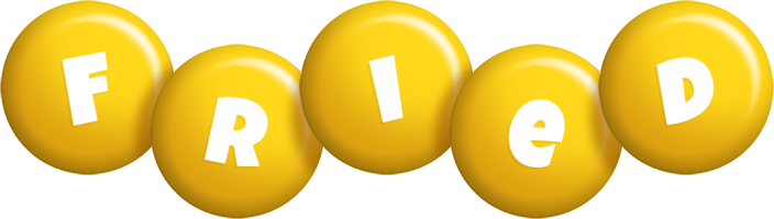 Fried candy-yellow logo