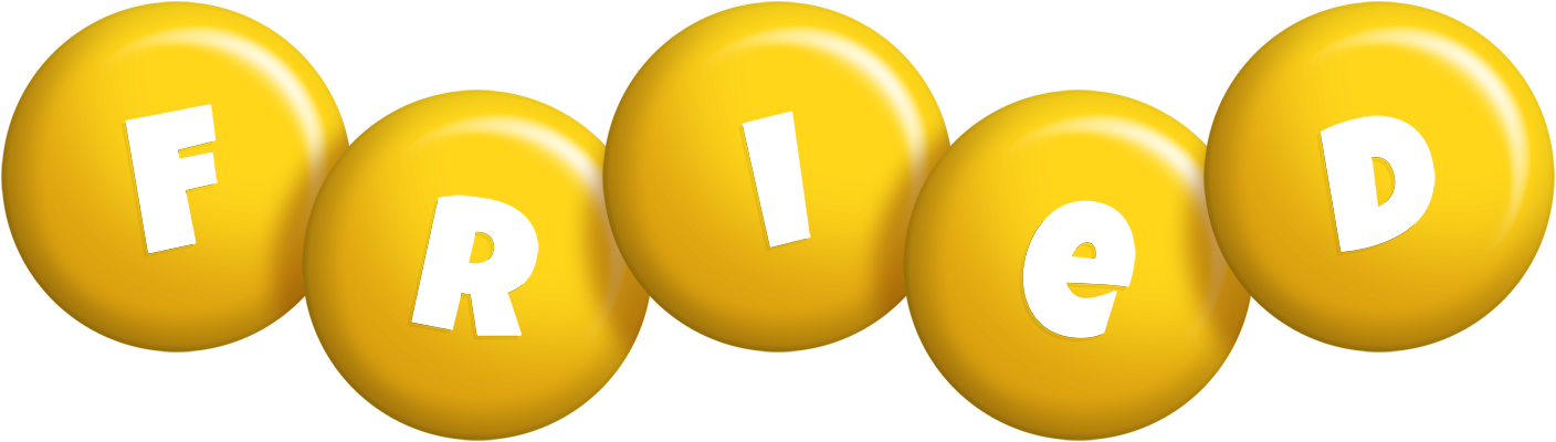 Fried candy-yellow logo