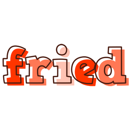 Fried paint logo