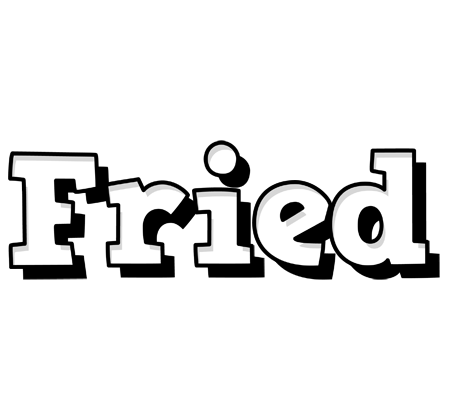 Fried snowing logo