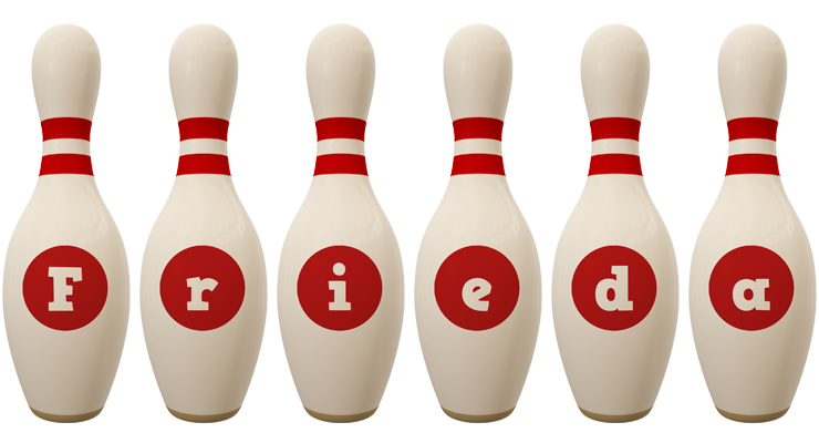 Frieda bowling-pin logo