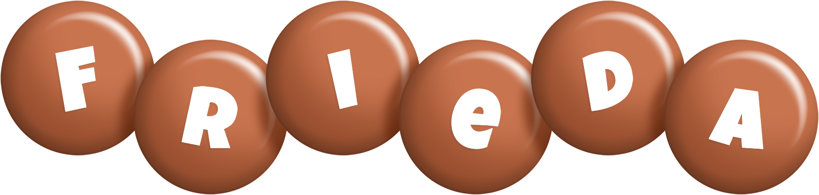 Frieda candy-brown logo