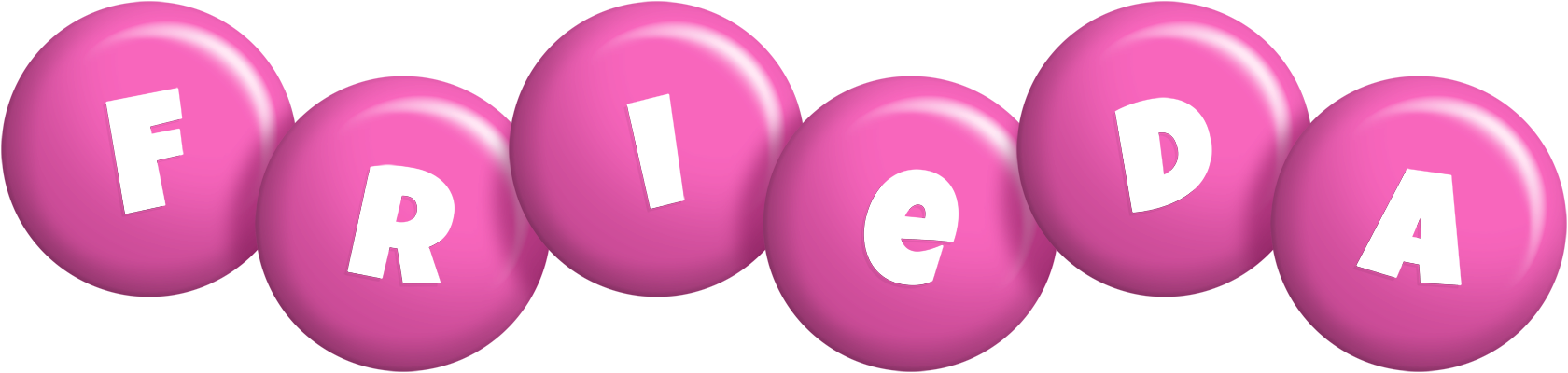 Frieda candy-pink logo