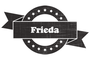 Frieda grunge logo