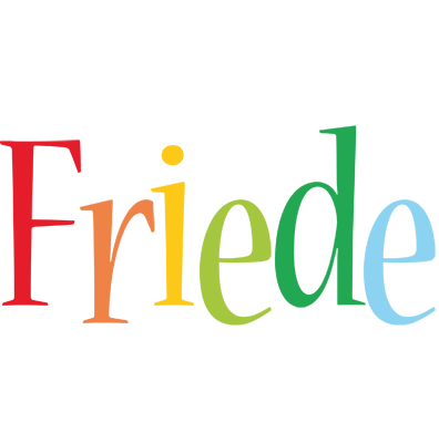 Friede birthday logo