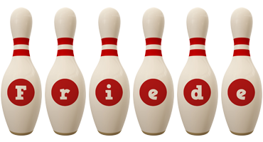 Friede bowling-pin logo