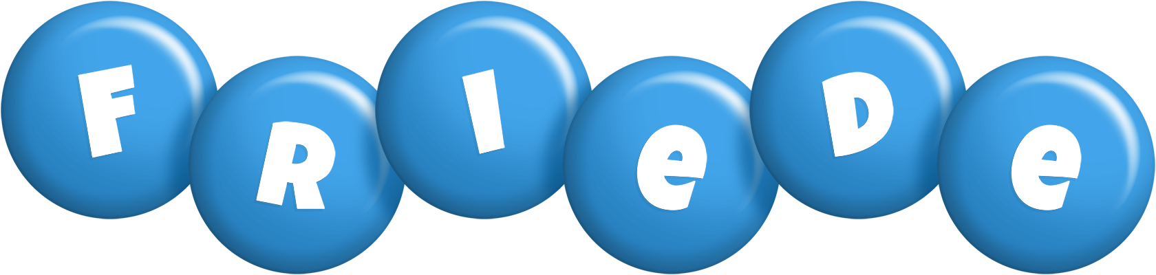 Friede candy-blue logo