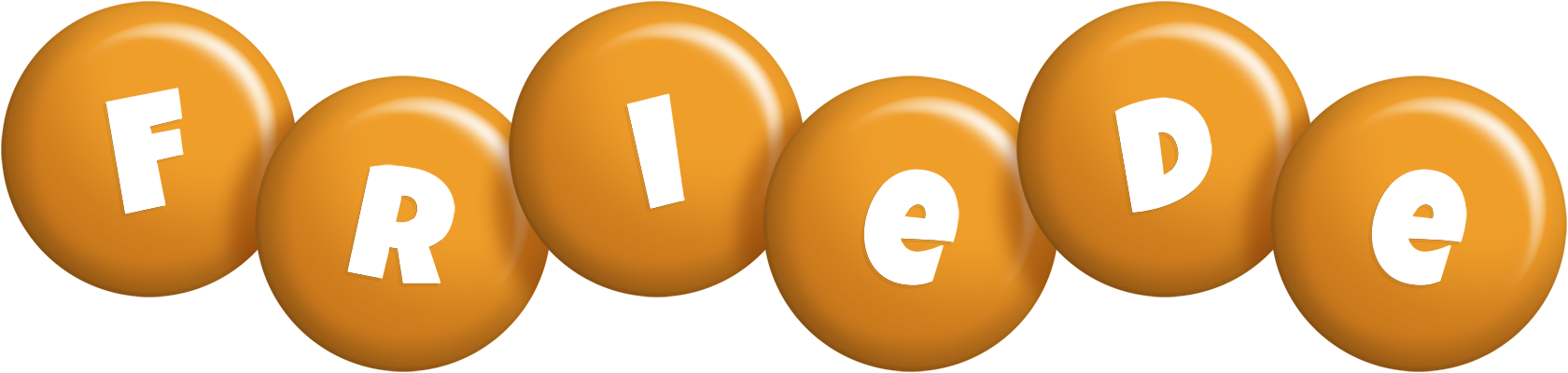 Friede candy-orange logo