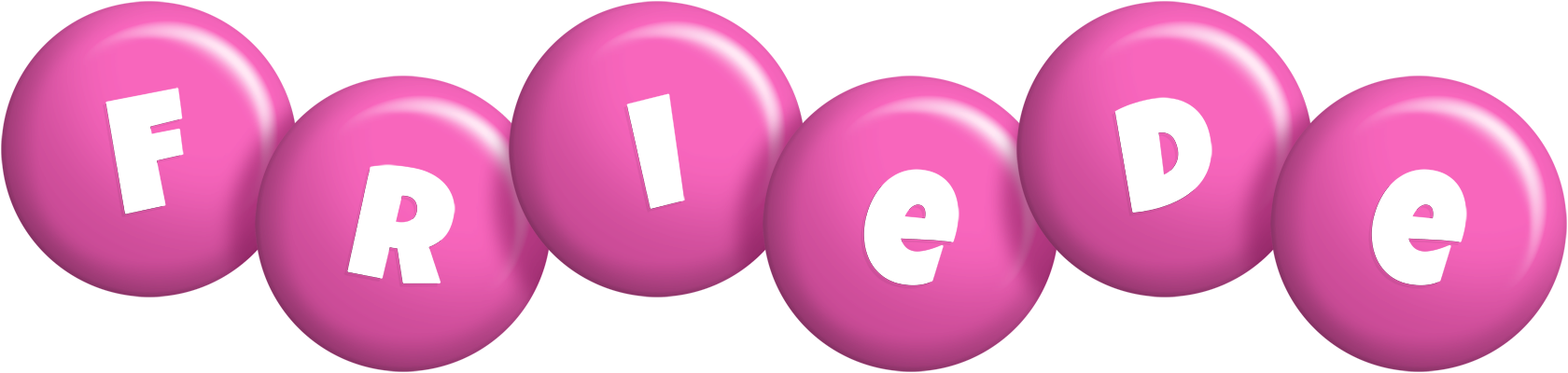 Friede candy-pink logo