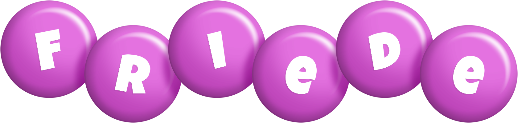 Friede candy-purple logo