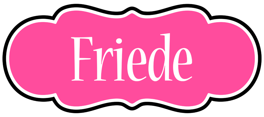 Friede invitation logo